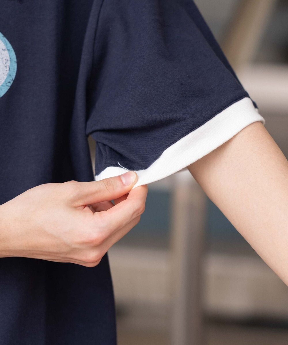 WEGO 【ユニセックス着用ITEM/MLサイズ展開】コンパクトフィットグラフィックリンガーT（SS） 