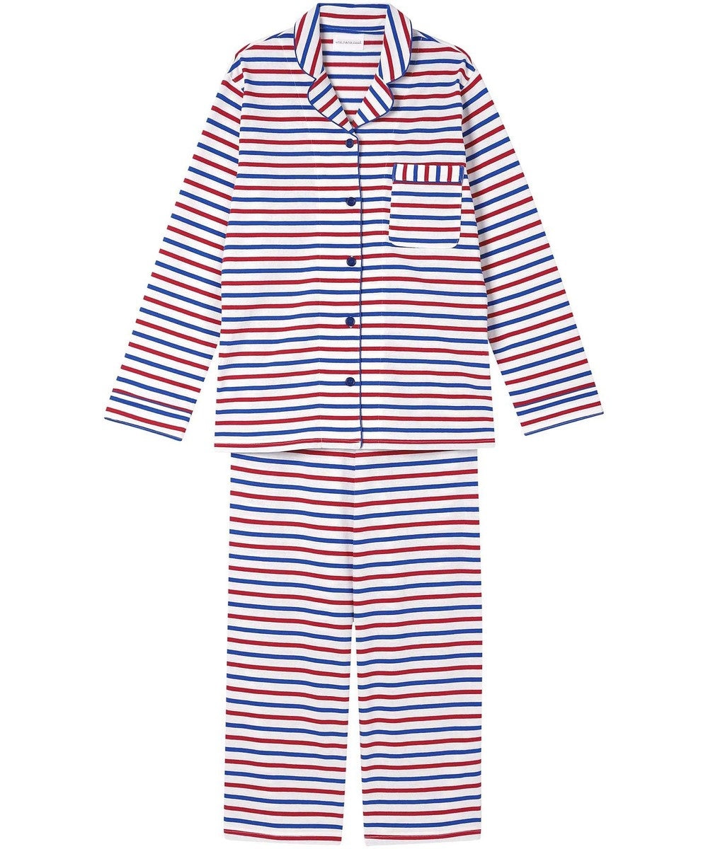 une nana cool 【綿100%】トリコロールパジャマ 