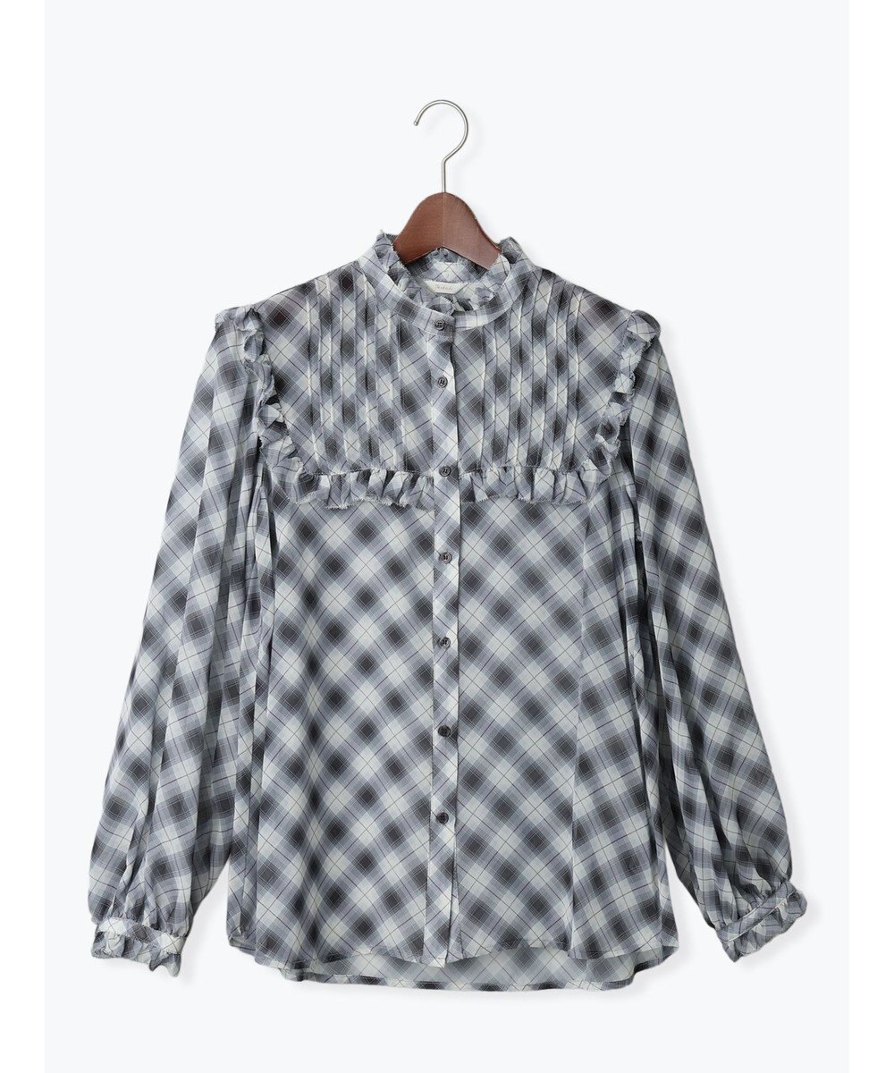 Te chichi パターンアソートシフォンフリルブラウス 