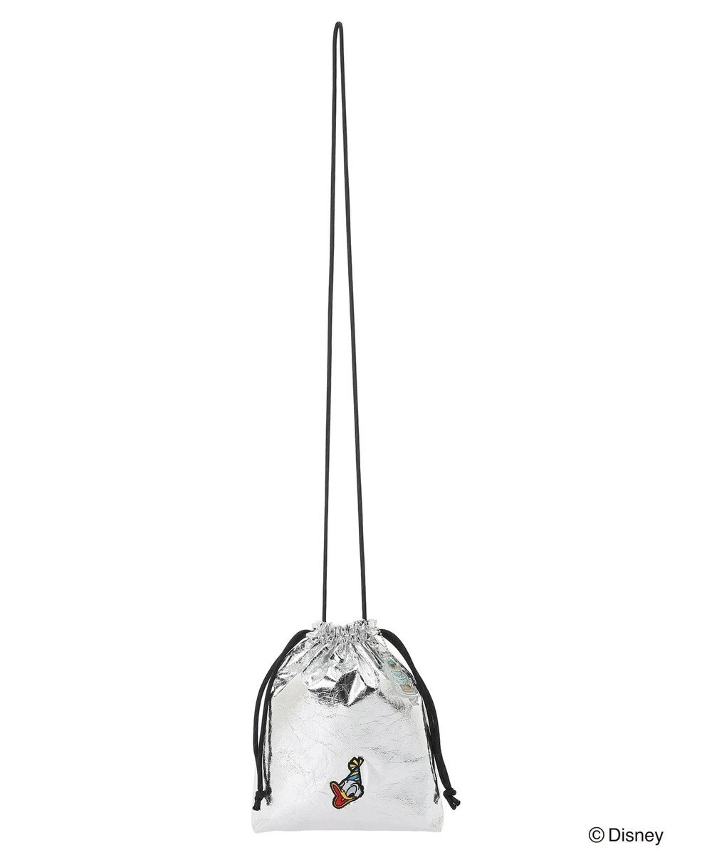 Green Parks ドナルドダック９０ｔｈ／ラメ巾着ポシェット 