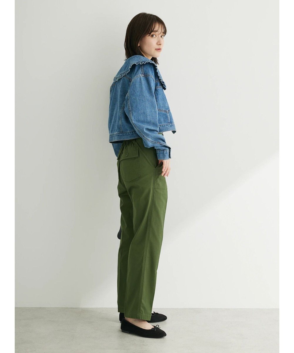 Green Parks ・Ｄｏｕｂｌｅ　Ｆｌａｇｓ　フリルカラーＧジャン 