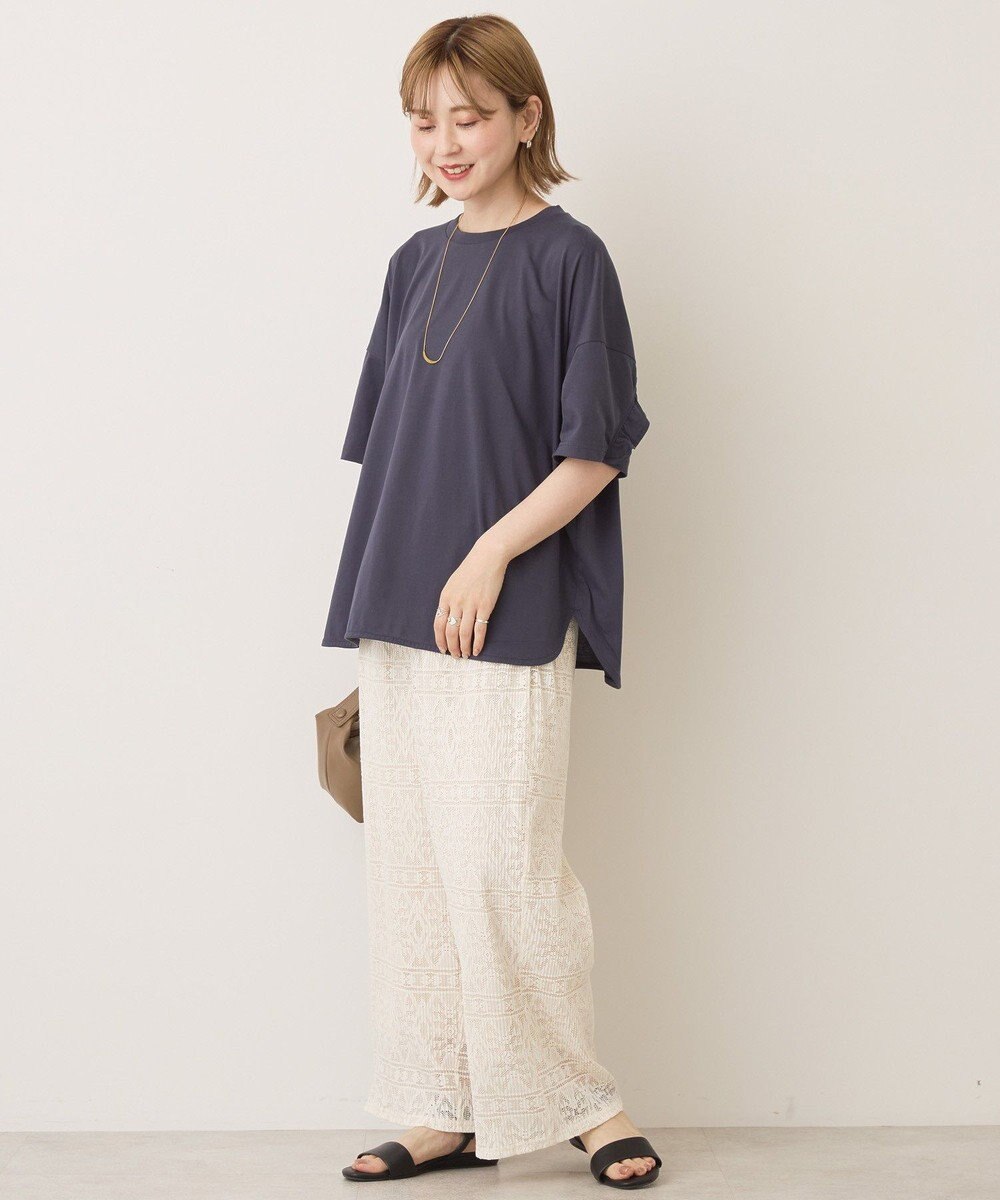 AMERICAN HOLIC バックフリルラウンドカットプルオーバー 