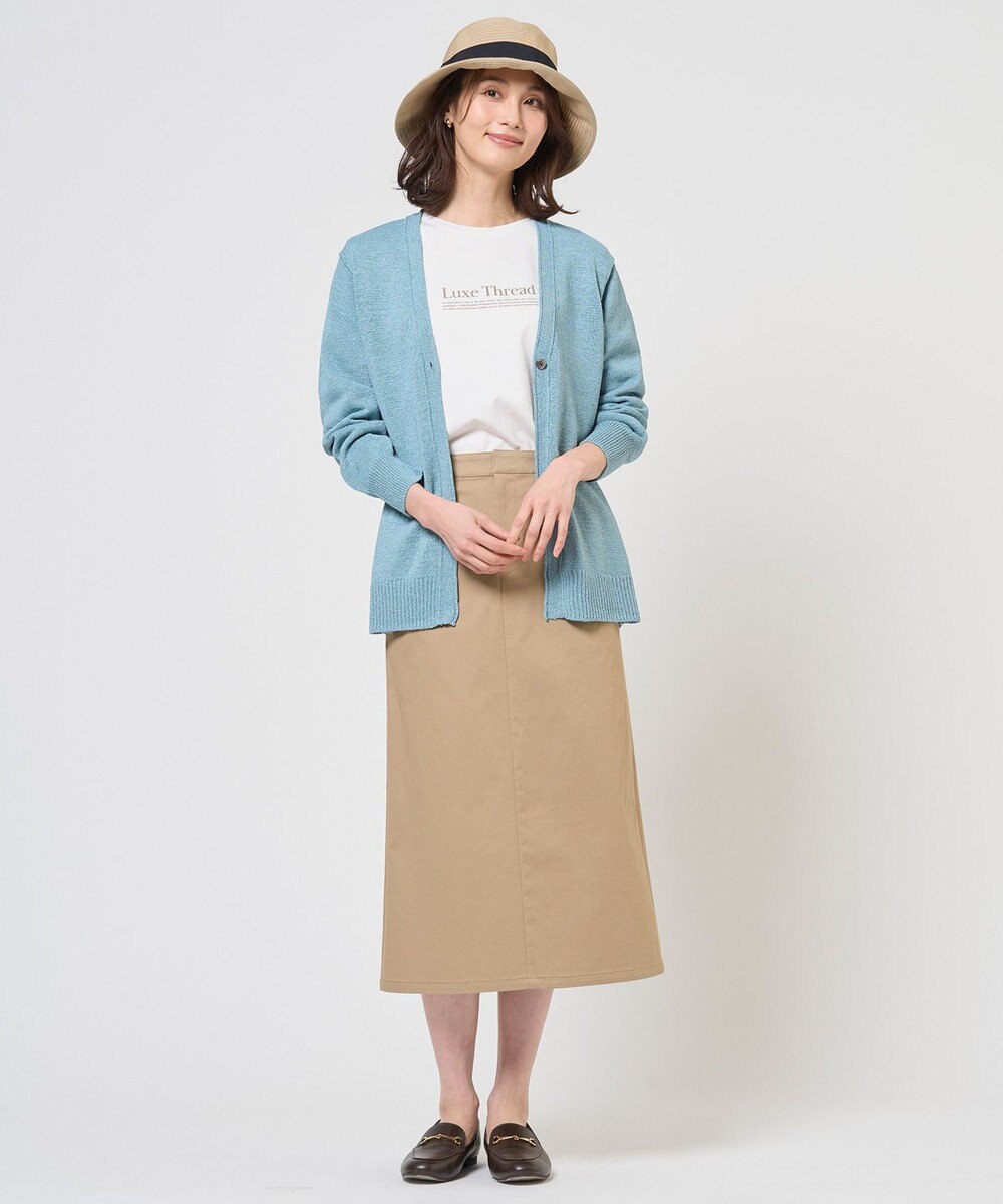 J.PRESS LADIES DRY COMFORT Vネック カーディガン 