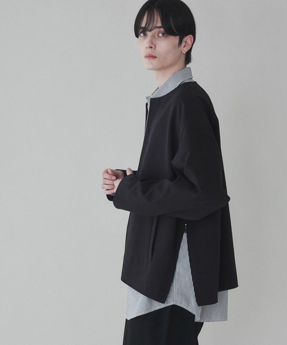 WEGO 【ユニセックス着用ITEM】トロミノーカラーブルゾン 