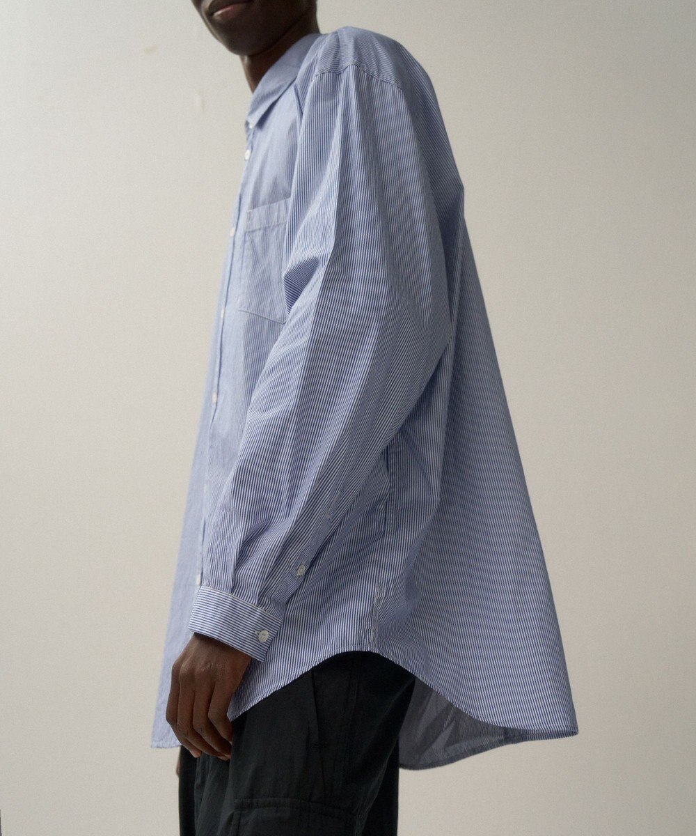 ATON GIZA BROAD | ウォッシュドシャツ - UNISEX 