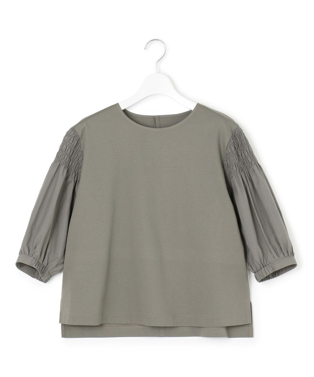 23区 S 【汗じみ防止/洗える】ギャザーディテール カットソー 