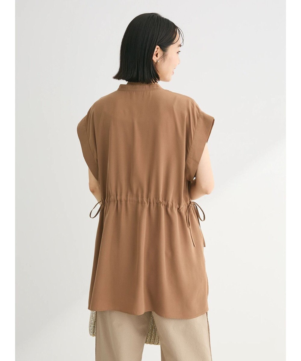 Green Parks ウエストドロストフレンチスリーブチュニック 