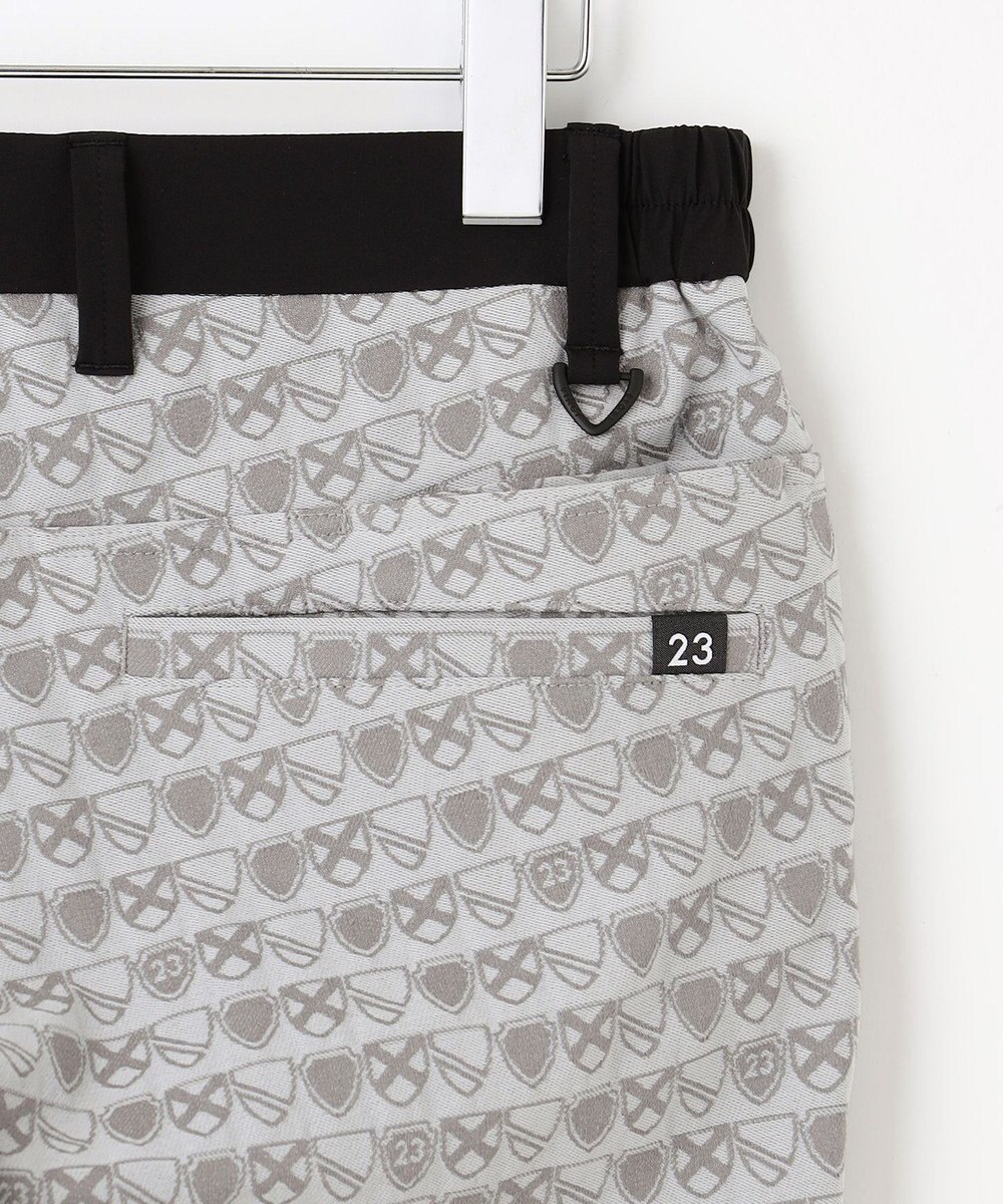 23区GOLF 【MEN】エンブレムジャガードパンツ 