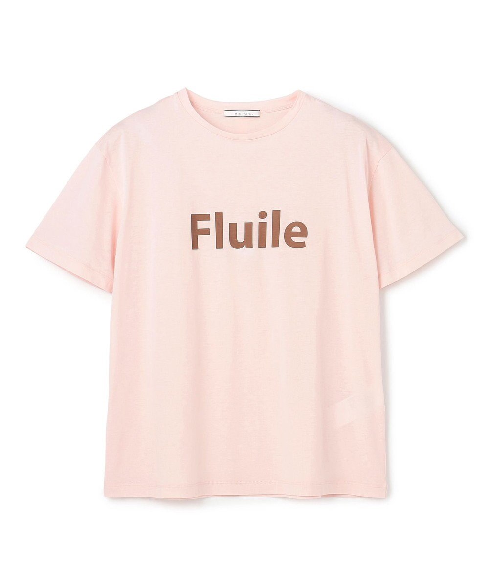 BEIGE， STELLERITE / コットンロゴTシャツ 