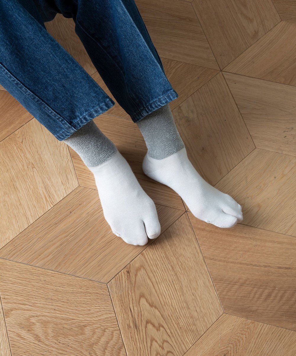 TRICOTE ベロアラメタビソックス 