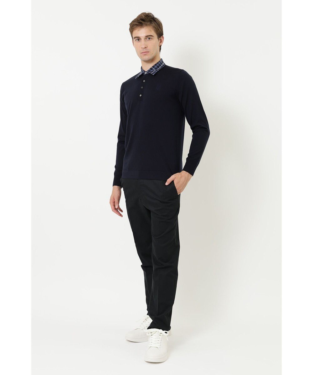 DAKS コットンライクカジュアルパンツ 