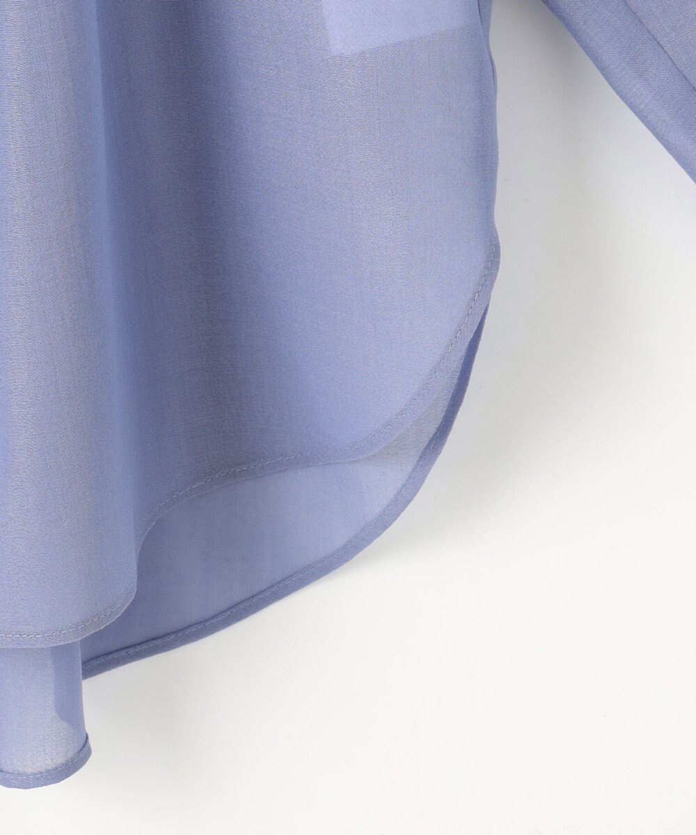 ANY SIS L 【洗える】リネンライクシアーローン ブラウス 