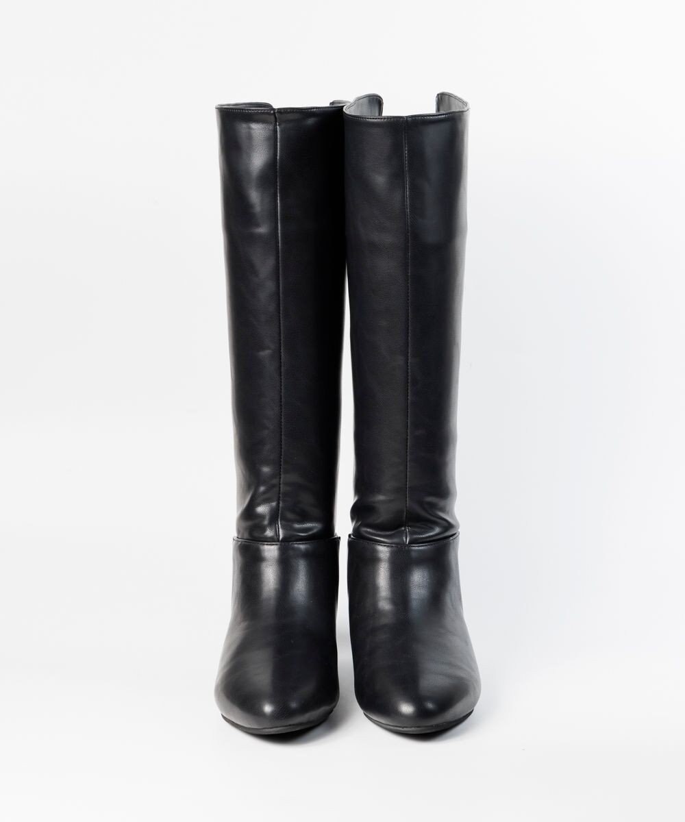 BONTRE 【MIONOTIS/ミオノティス】バックファスナーインヒールロングブーツ/40812 