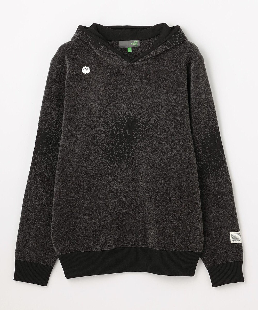 PW CIRCULUS 【手洗い洗濯可】【MEN】グラデーションニットフーディ ゴルフ 
