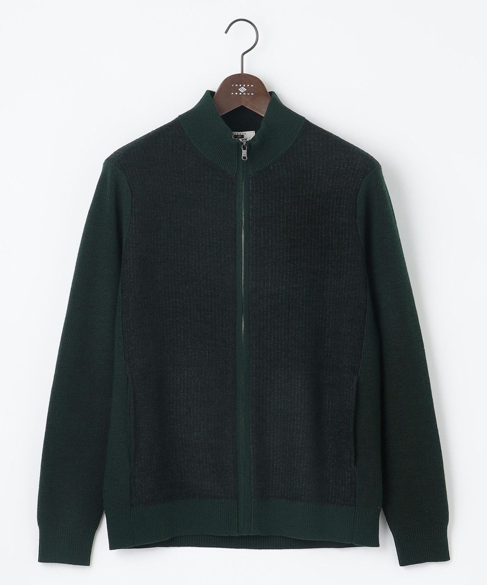 JOSEPH ABBOUD 【軽量/イージーケア】 KARL KARLジップ ニット ブルゾン 
