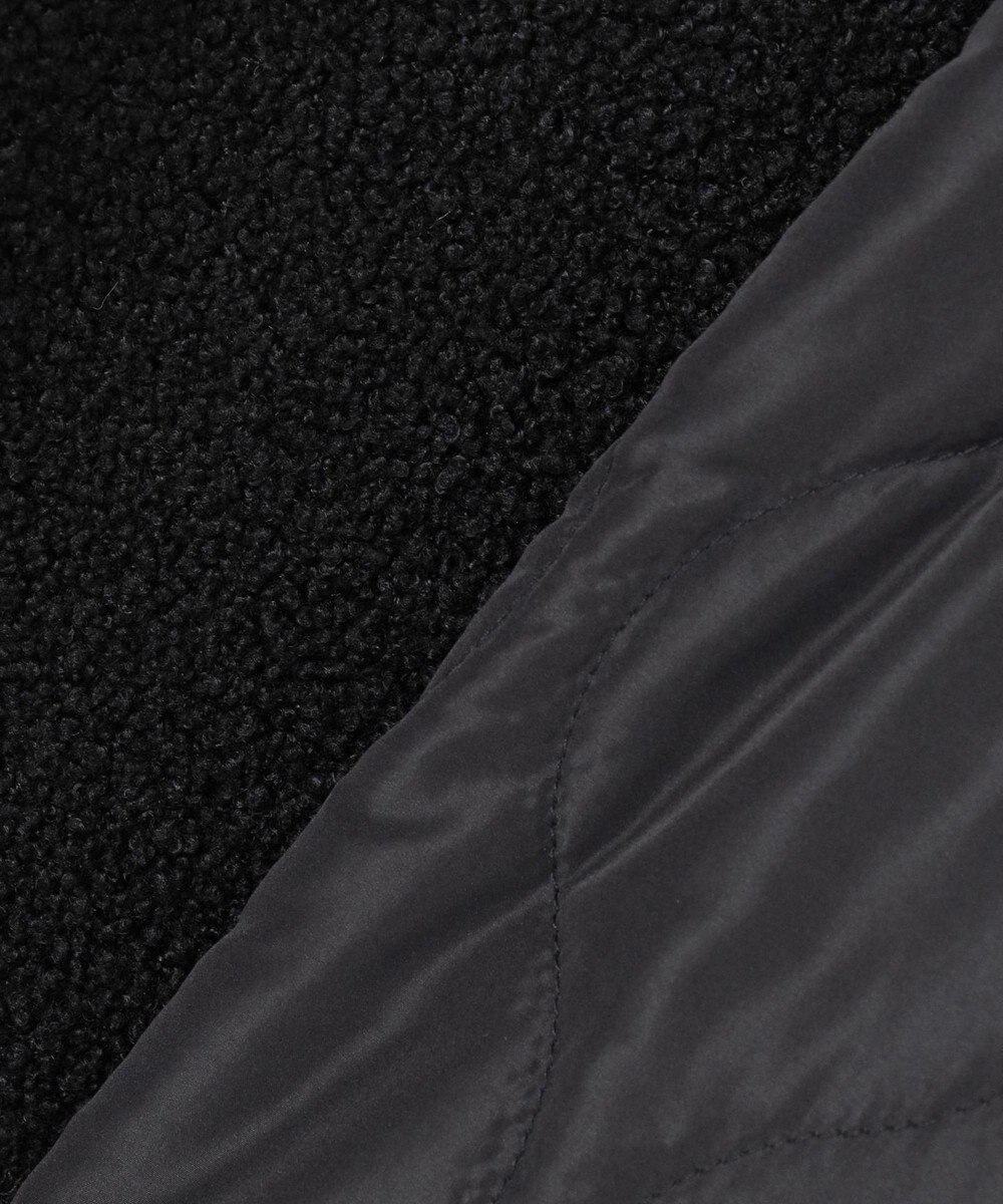 ANY L 【マフラー付き】キルトリバーシブルコート 