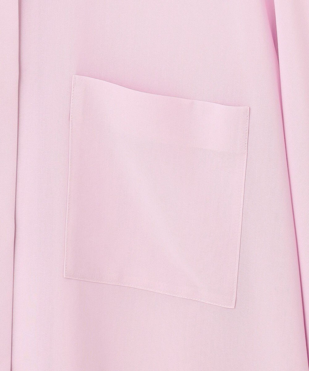 ICB L 【洗える】トリアセコットンシアー ドルマンスリーブシャツ 