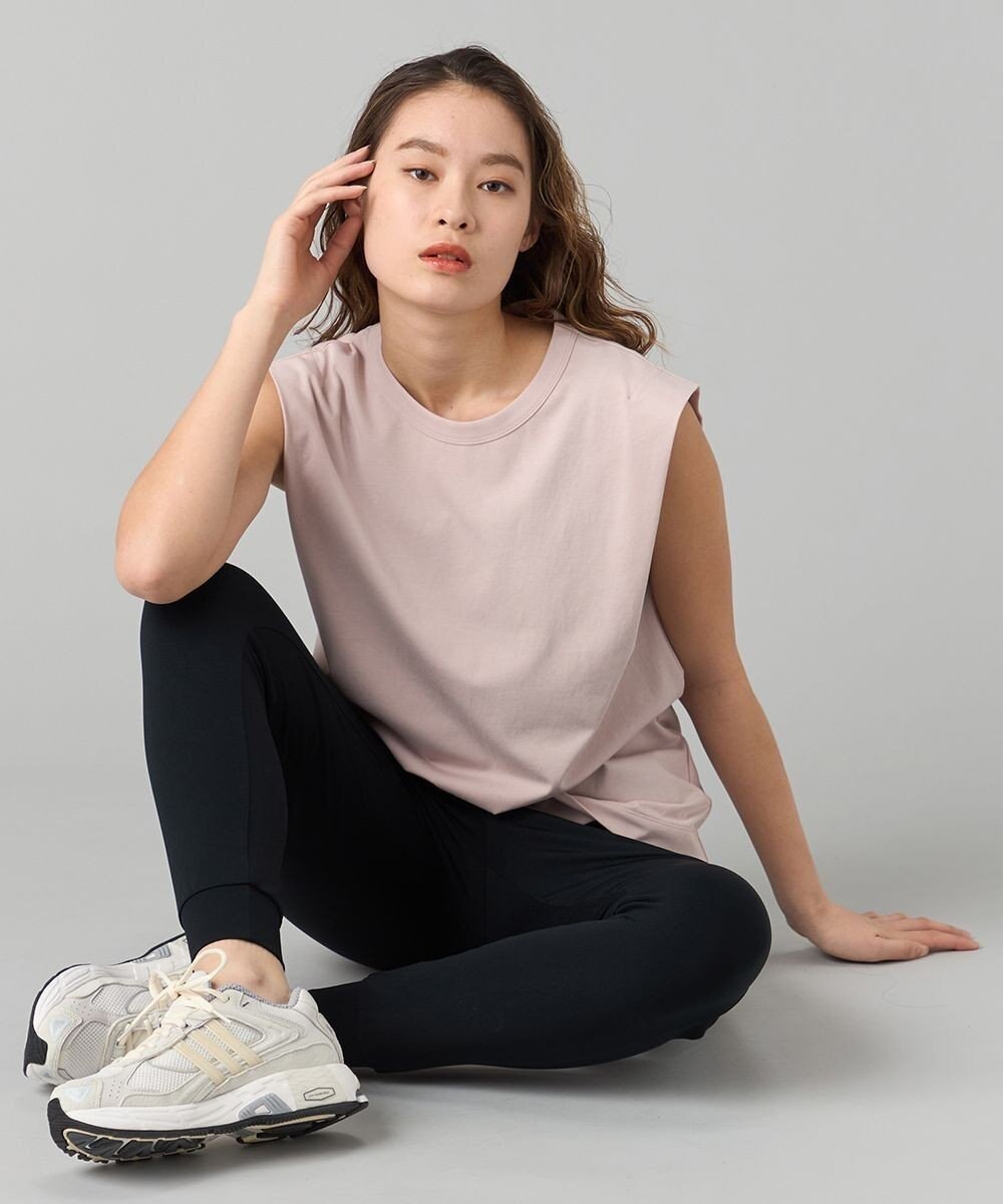 Chacott Handsome Cotton ノースリーブTシャツ 