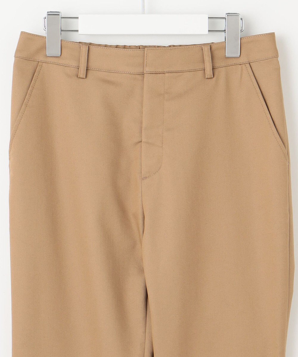 J.PRESS LADIES L 【洗える】シャンブレーサテン テーパード パンツ 