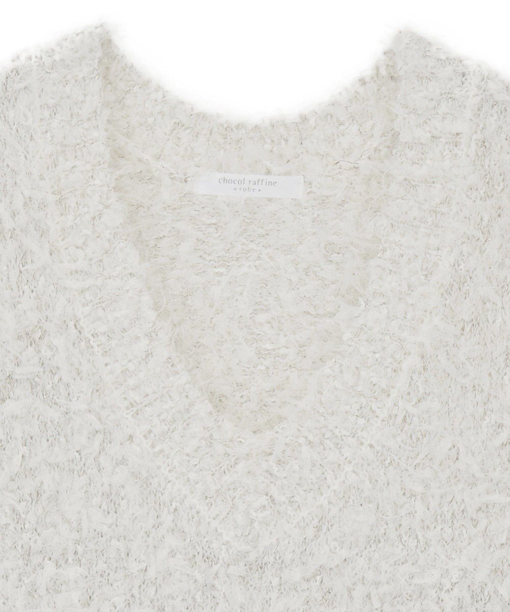 Green Parks フェザーヤーンニットベスト 