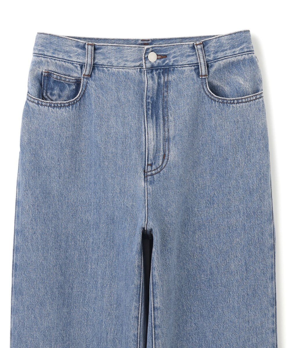 BEIGE， 【洗える・SPRiNG 3月号掲載】FICUS / デニムワイドストレートパンツ 