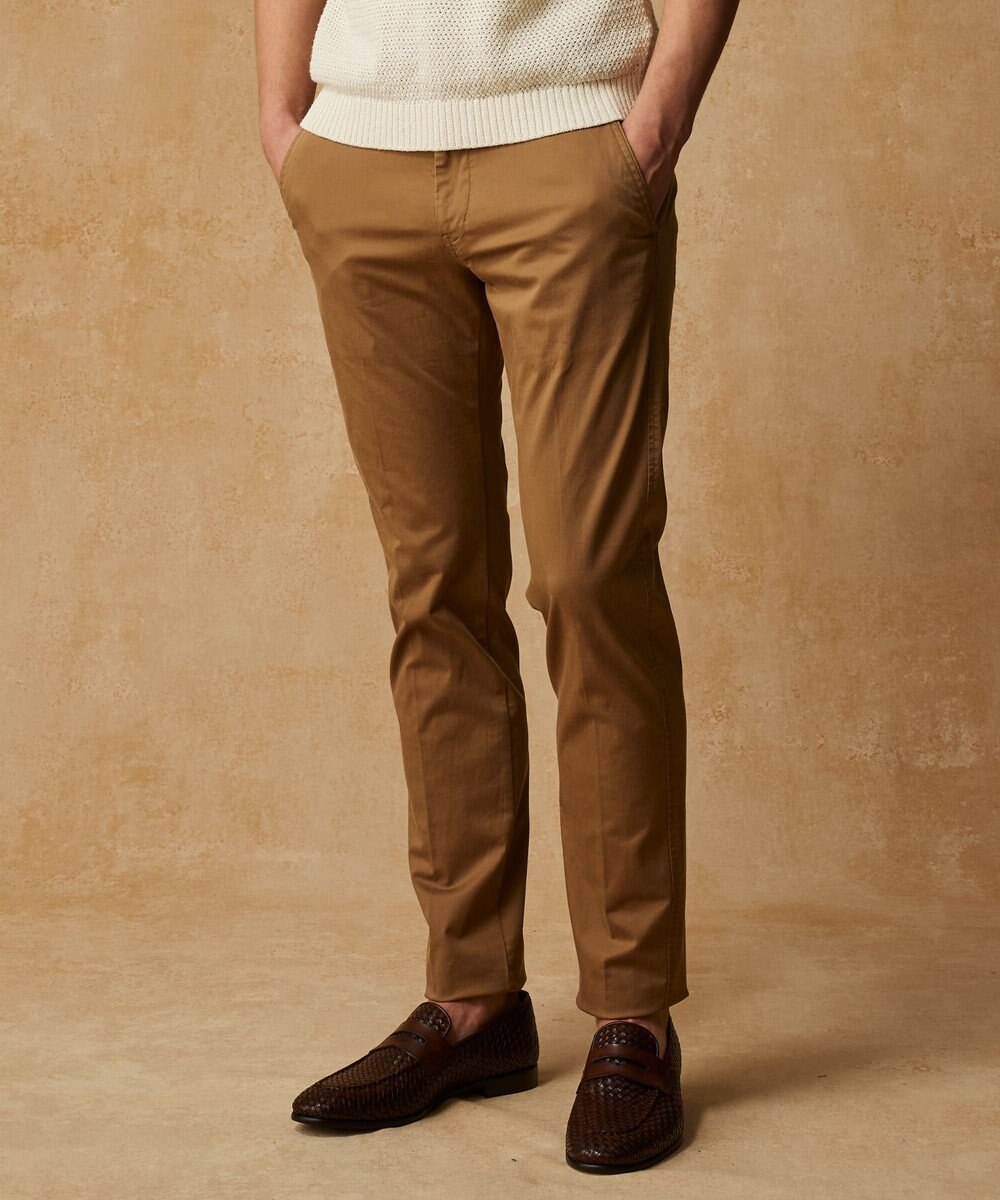 JOSEPH ABBOUD 【ストレッチ/JAPANファブリック】ヴィンテージコットンストレッチ パンツ 