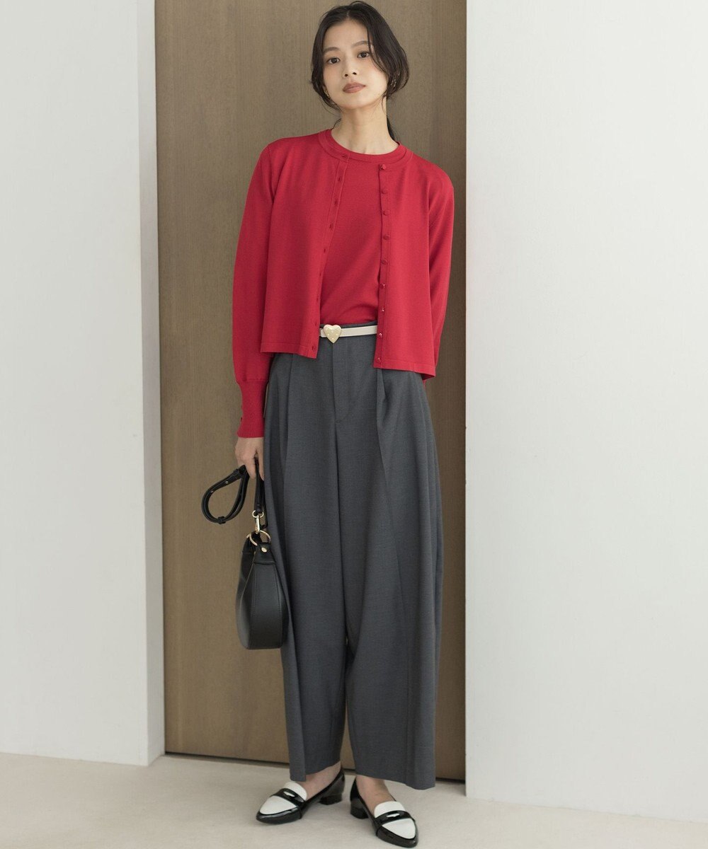 組曲 【加藤ローサさん着用】ハンサムツイルカーヴィーパンツ 