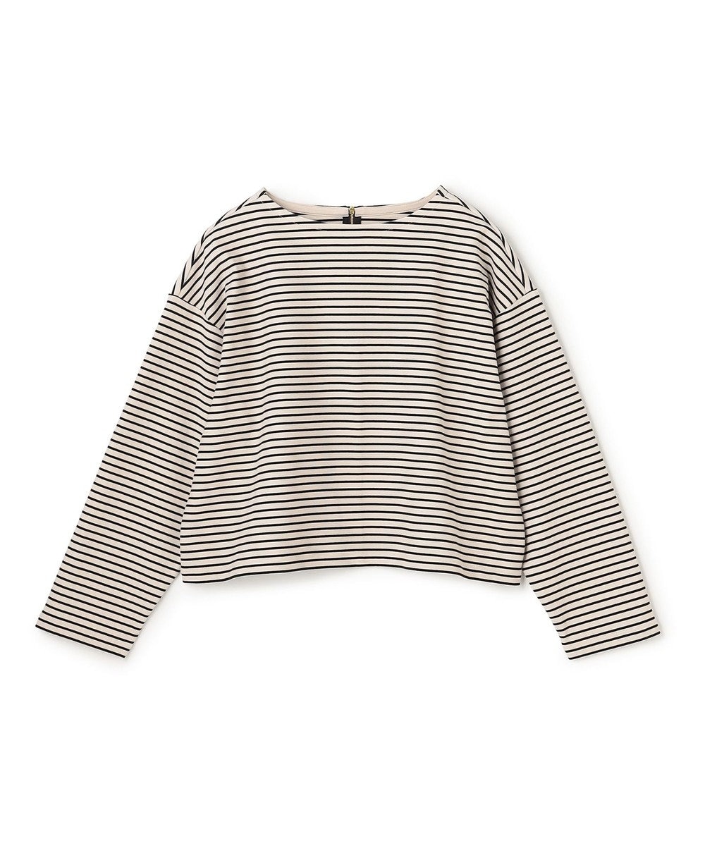 UNFILO L ハイツイストスムース バックZIP ボーダートップス 