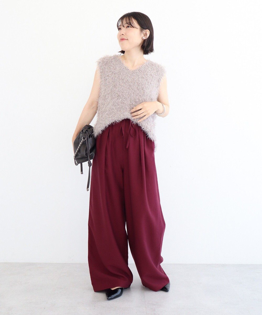 Green Parks フェザーヤーンニットベスト 