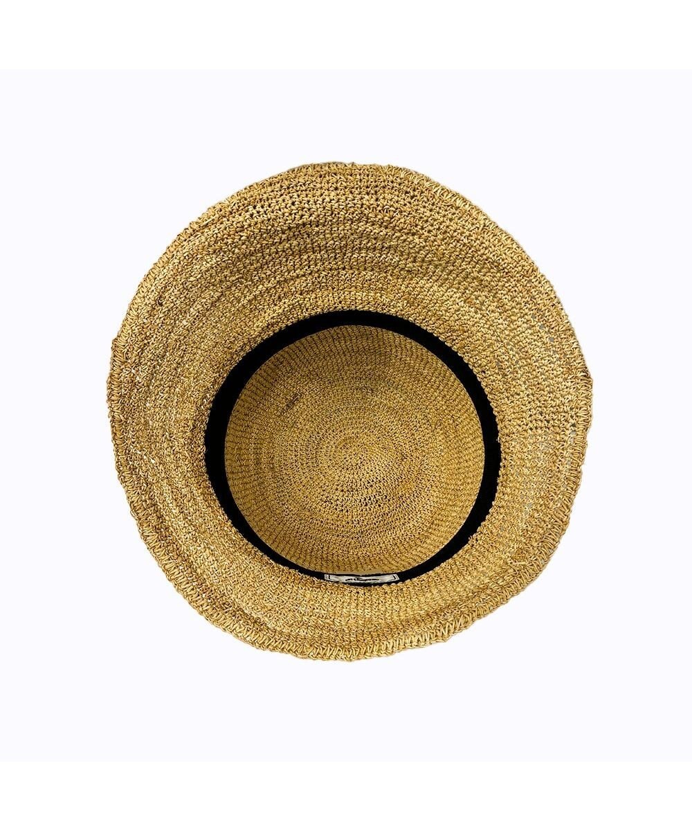 林八百吉商店 un chapeau　エッジアップラフィアハット 