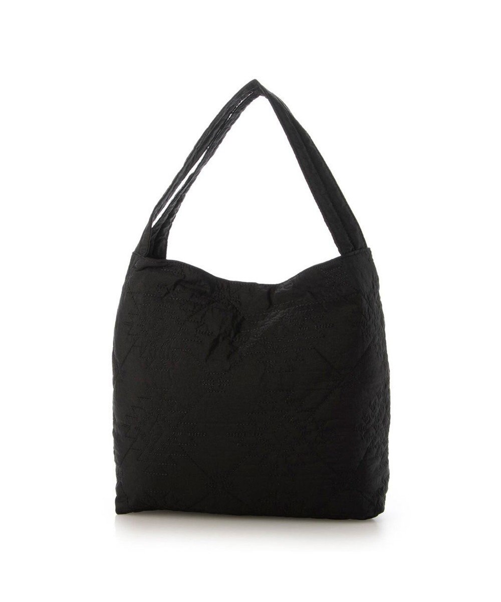 UNBILLION カシュカシュ cachecache / オルテガ柄キルト肩入れトートバッグ 