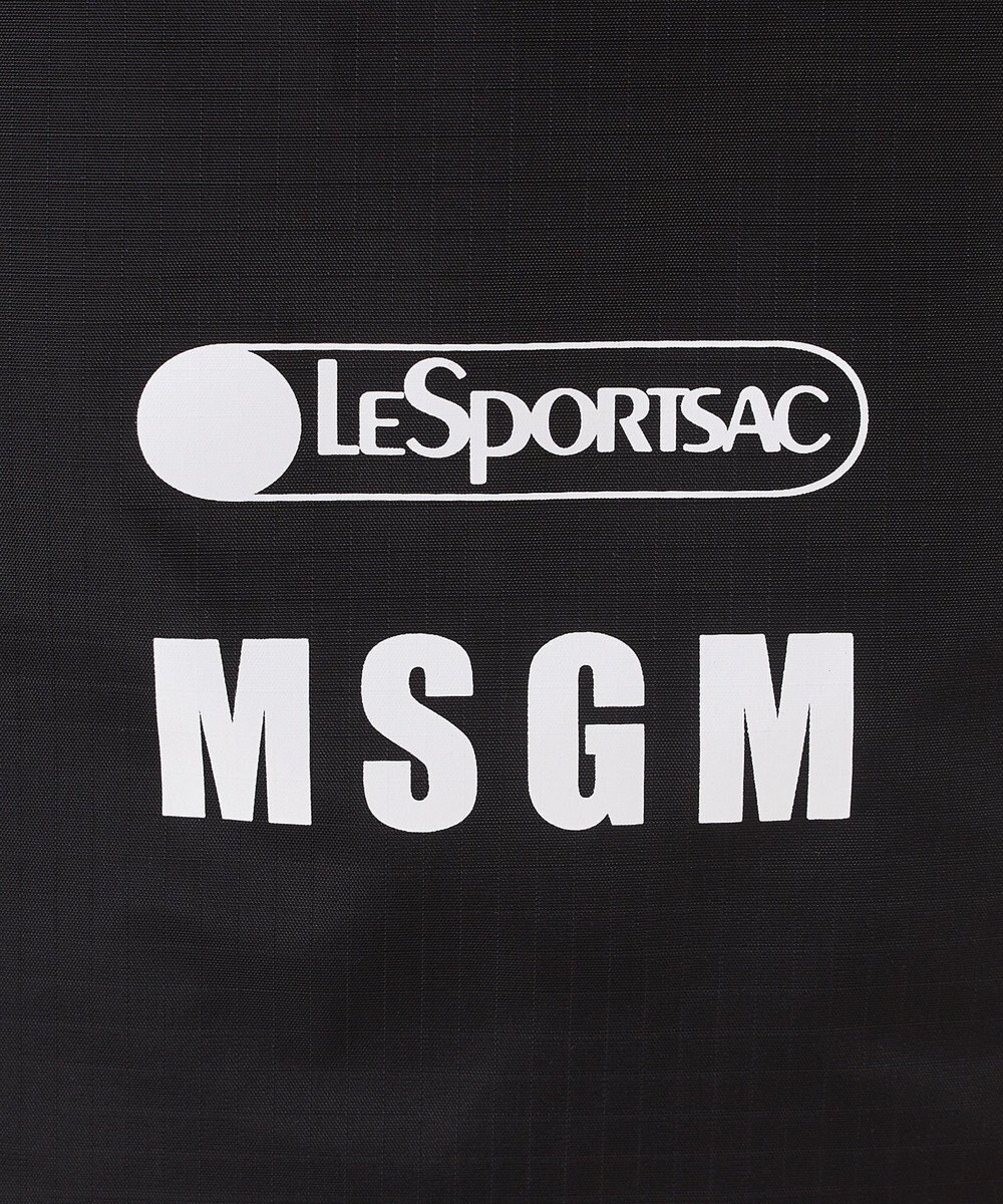 LeSportsac MSGM LG EMERALD TOTE/ロゴトートブラック 