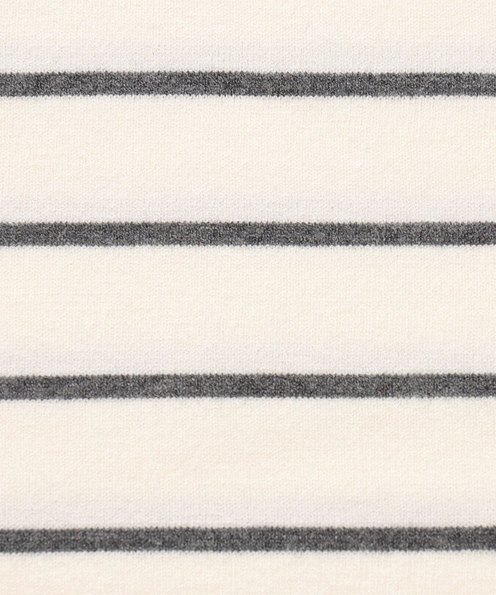 JOSEPH ABBOUD MOUNTAIN 【WEB限定・SPACE/チクチクしない/イージーケア/3シーズン対応】 SNOWYボーダーニットＴシャツ 