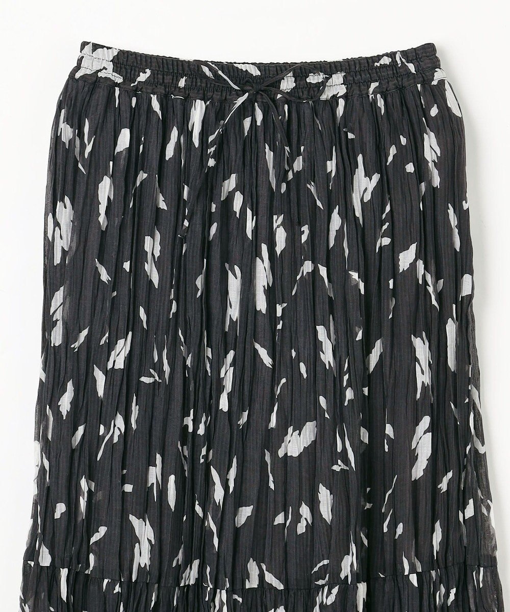 ANY アートドットプリントスカート 