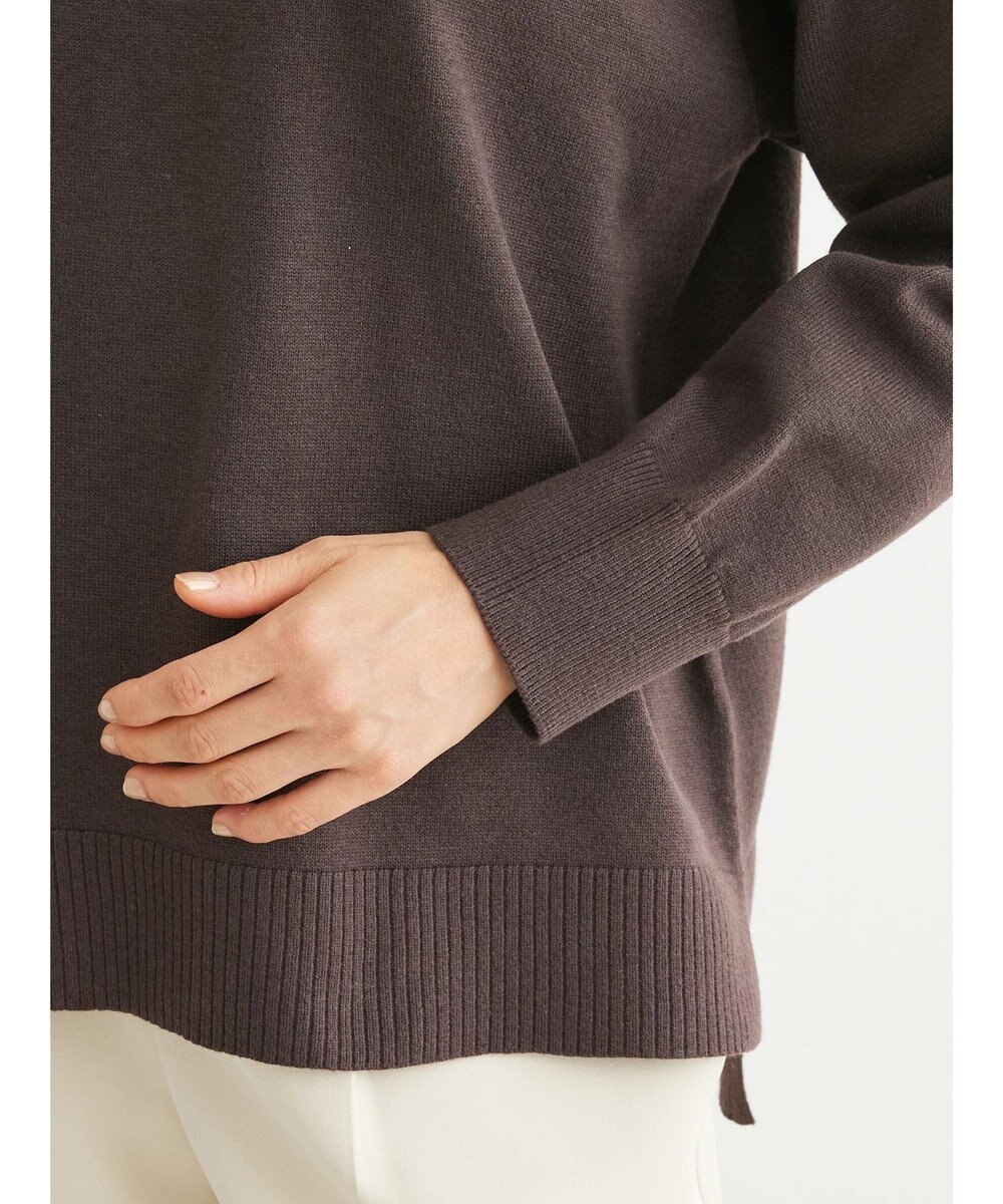 Green Parks もちやわ　Ｖネック前後差プルオーバー 