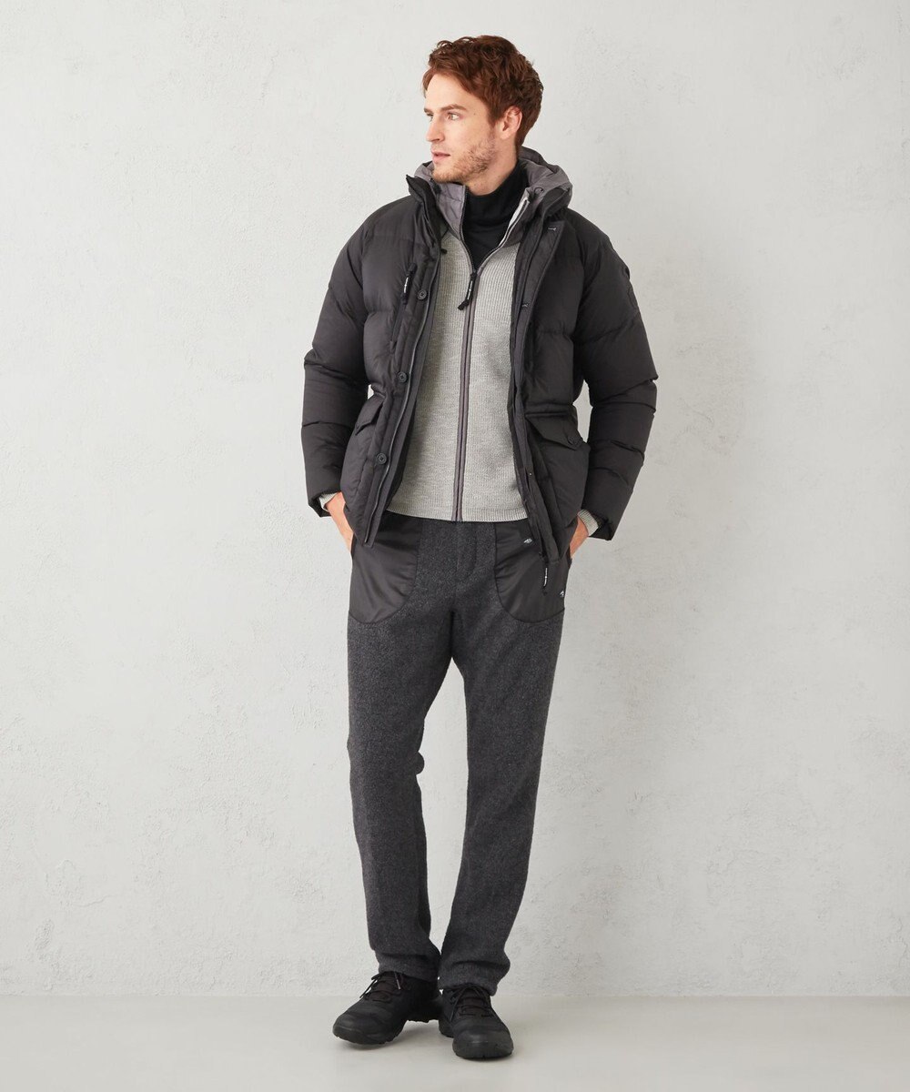 JOSEPH ABBOUD MOUNTAIN 【UNISEX】軽量/撥水  NYリップ ダウンブルゾン 