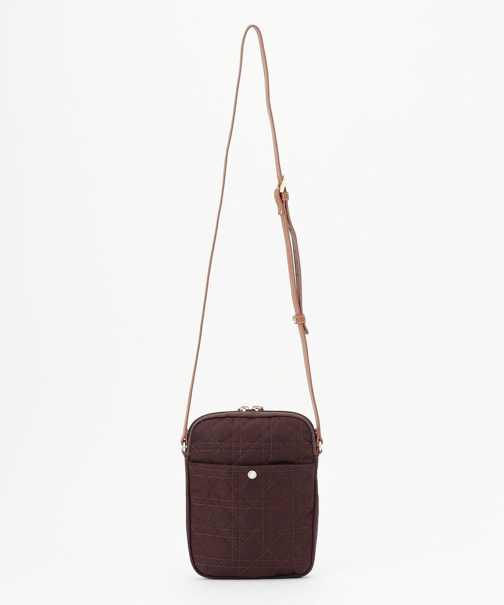 LA BAGAGERIE グリッドキルティングショルダー 