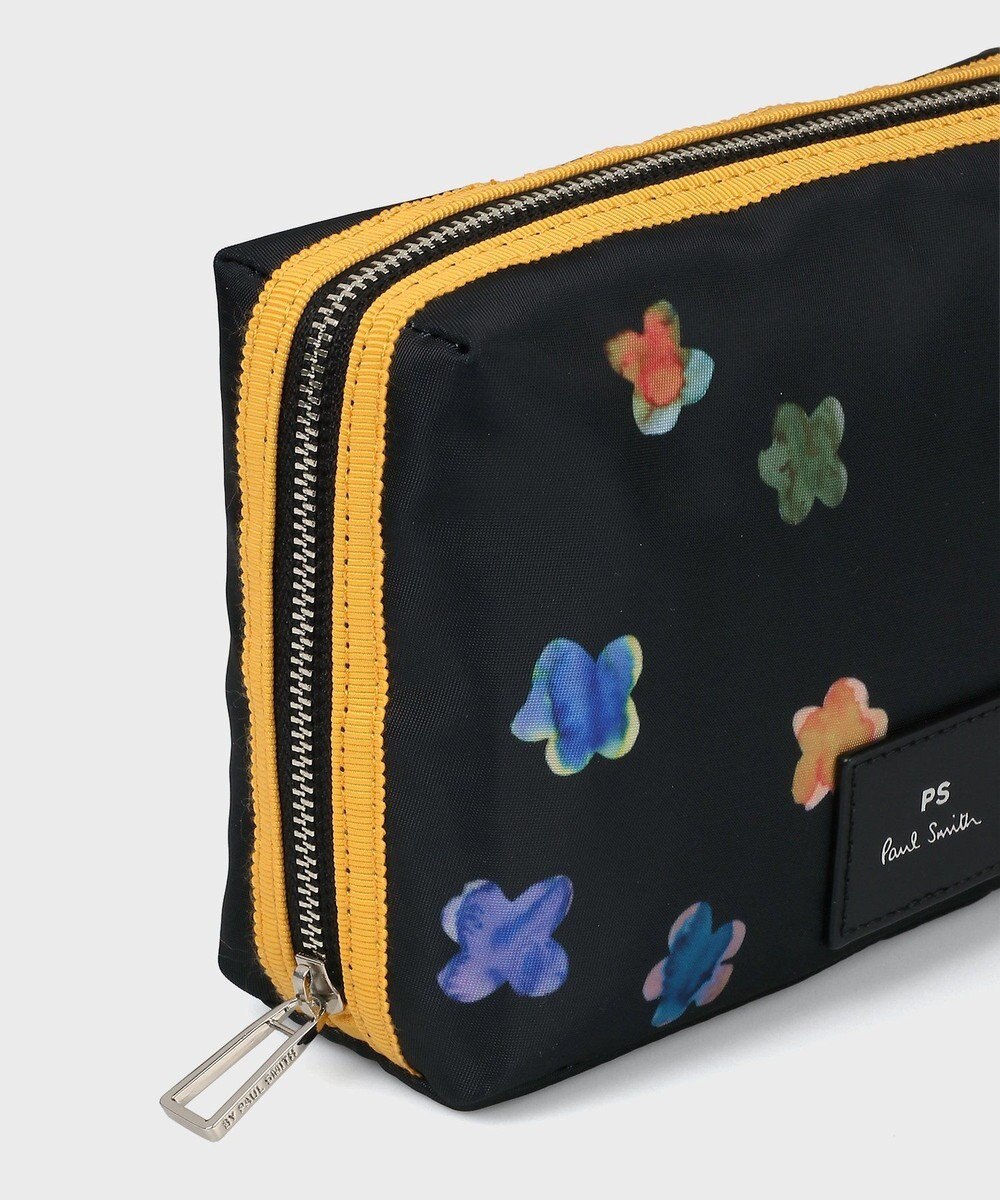 Paul Smith PS Happy インキーフラワーズ プリント ポーチ 