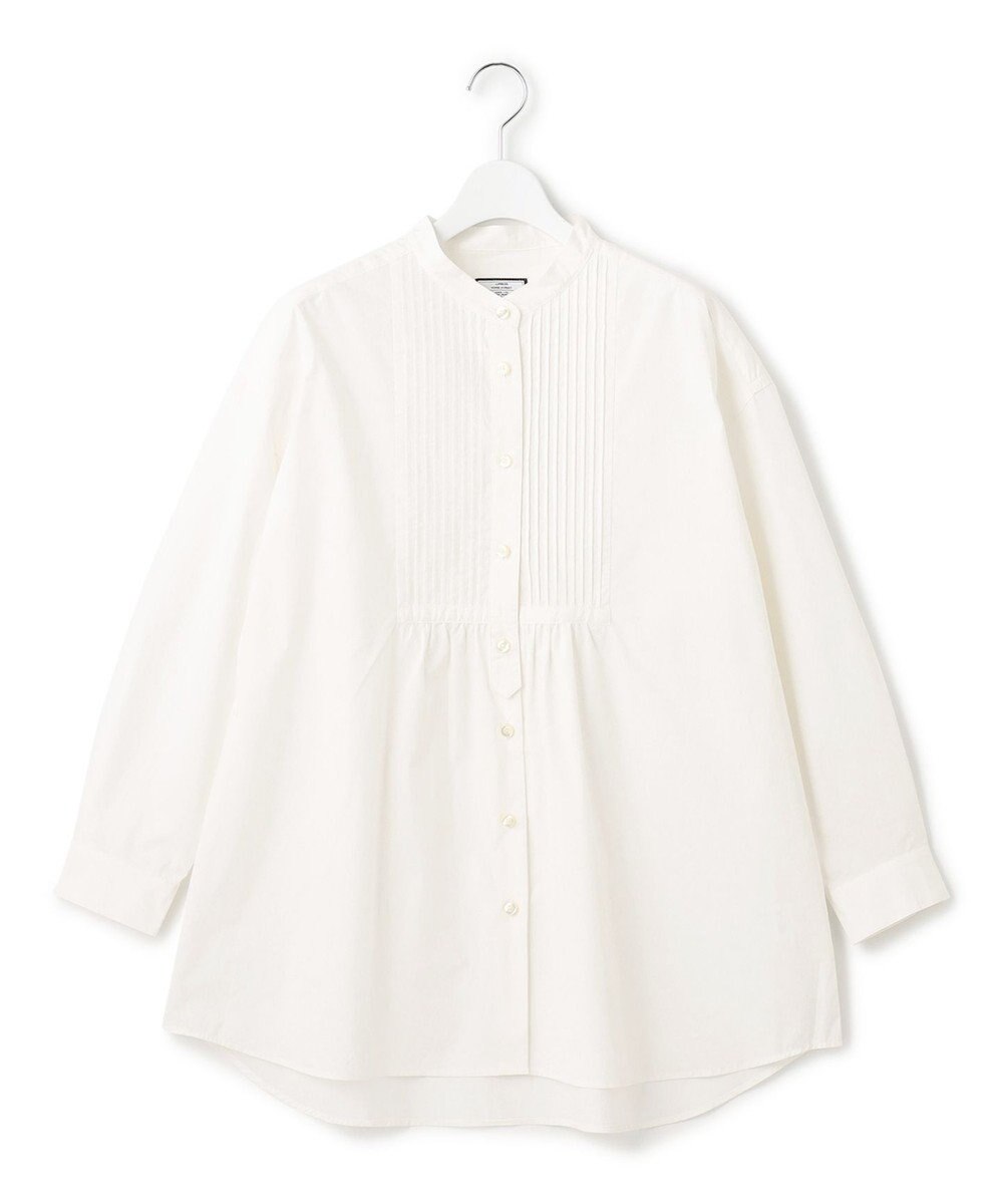 J.PRESS YORK STREET 【WOMEN】コットンバンドカラー ブラウス 