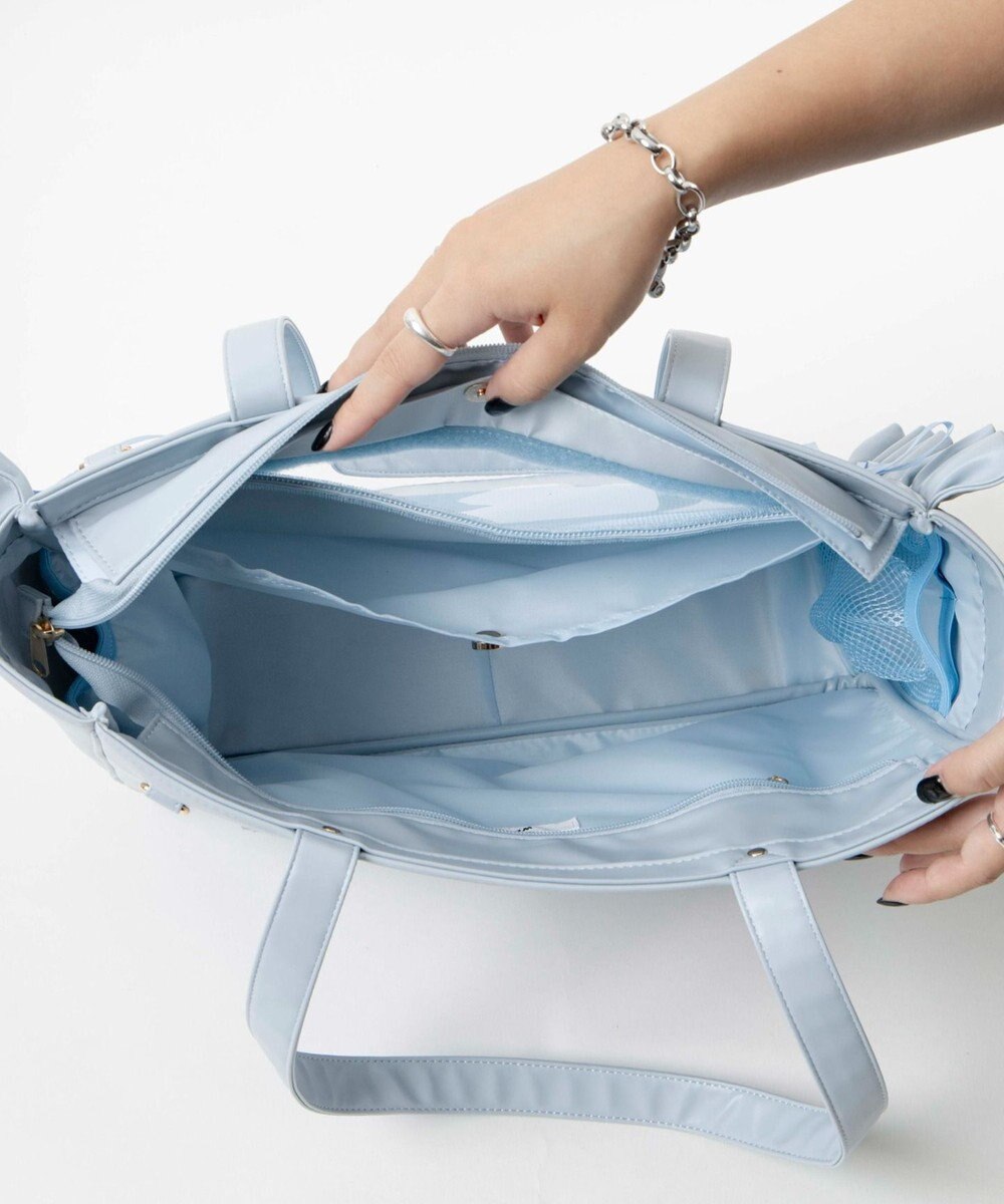 WEGO 【痛バ＆推し活グッズ】きらめきレースアップフリル痛バッグ 