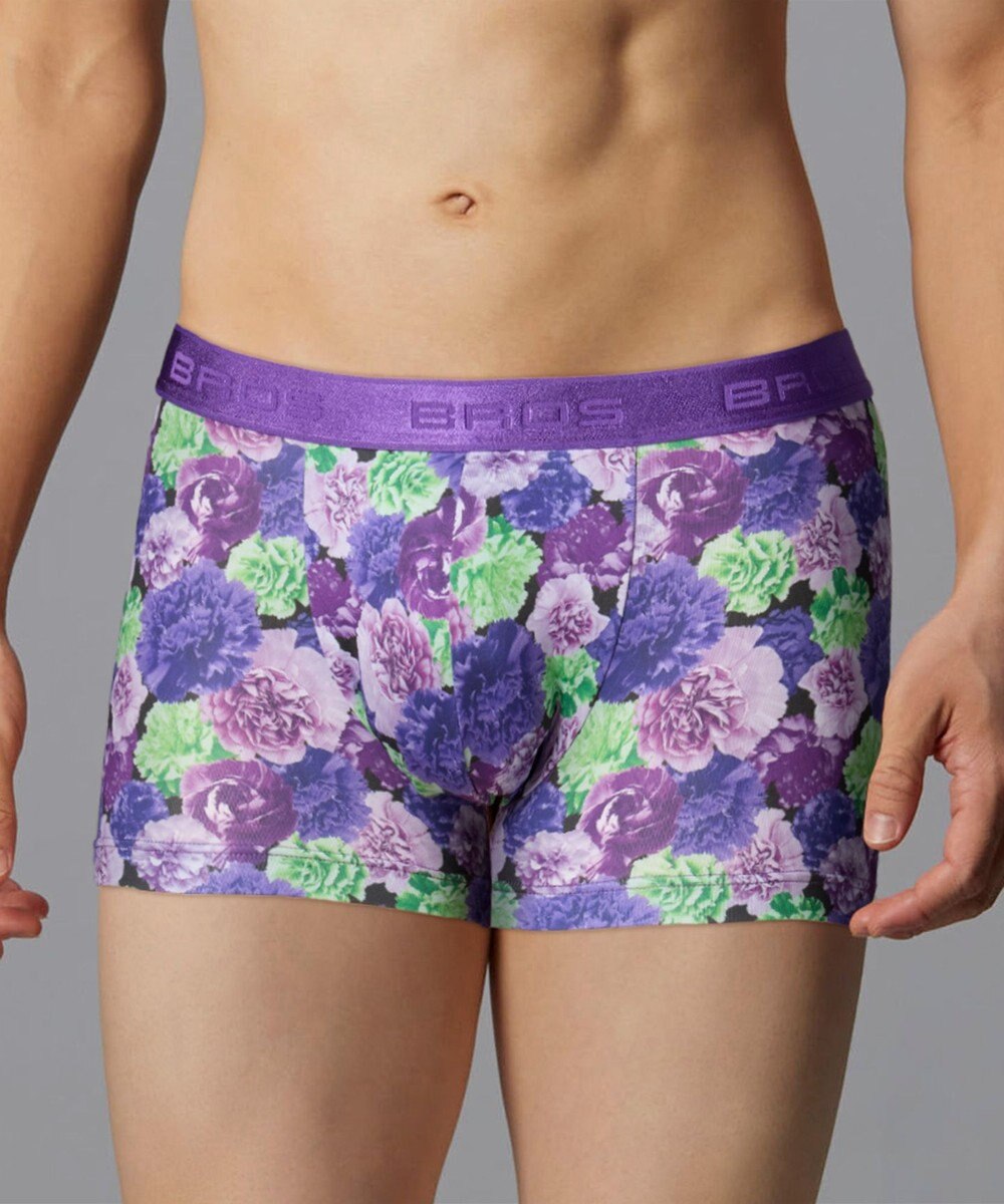 WACOAL MEN ボクサーパンツ 【ハナコトバパンツ】 フロント快適設計 肌あたり軽減設計 誕生日 記念日 前閉じ 下着 メンズ GT3221 /ブロス バイ ワコールメン 