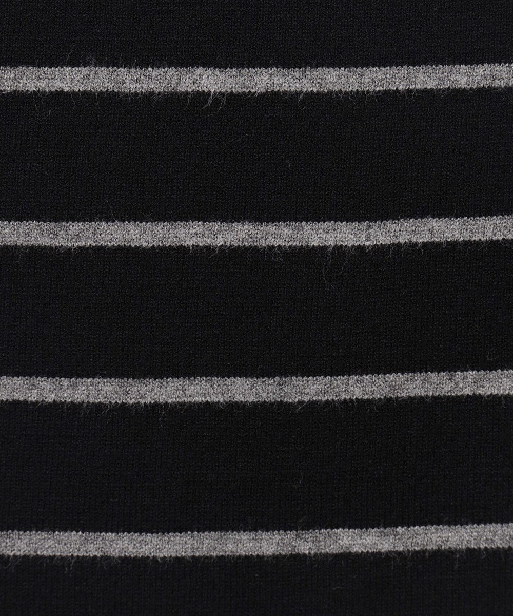 JOSEPH ABBOUD MOUNTAIN 【WEB限定・SPACE/チクチクしない/イージーケア/3シーズン対応】 SNOWYボーダーニットＴシャツ 