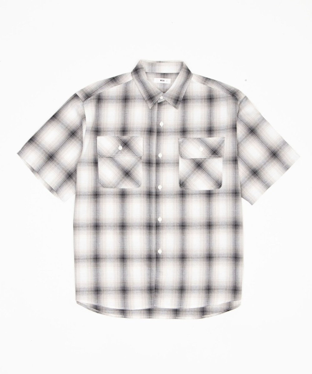 WEGO オンブレチェックシャツ（SS） 