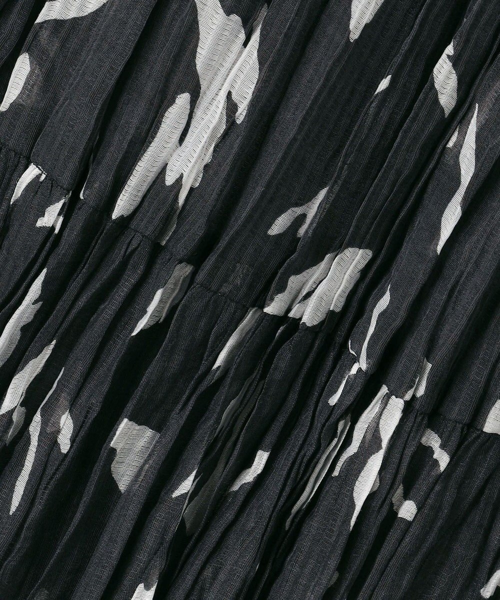 ANY アートドットプリントスカート 