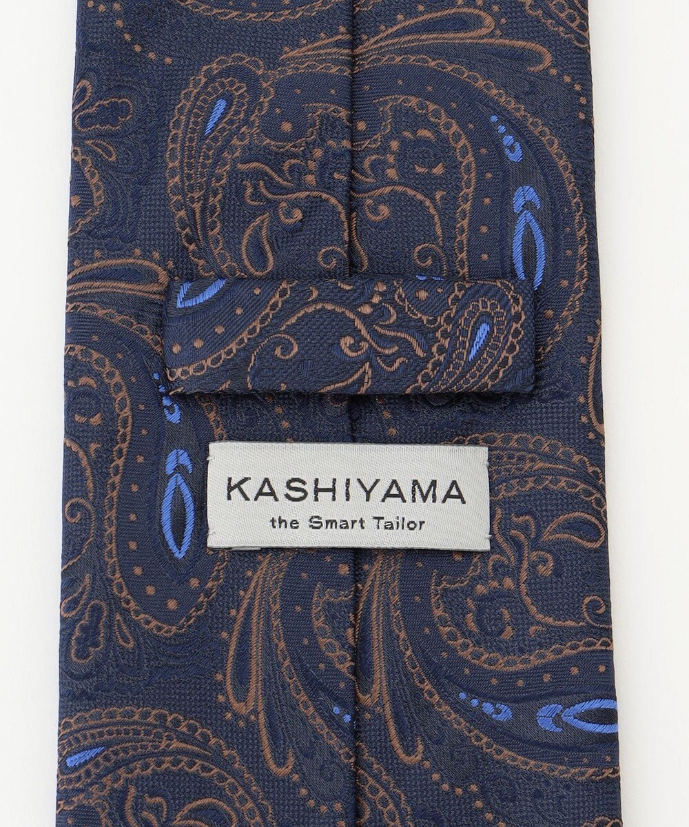 KASHIYAMA KASHIYAMAオリジナル【JAPAN MADE】ペイズリーネクタイ 
