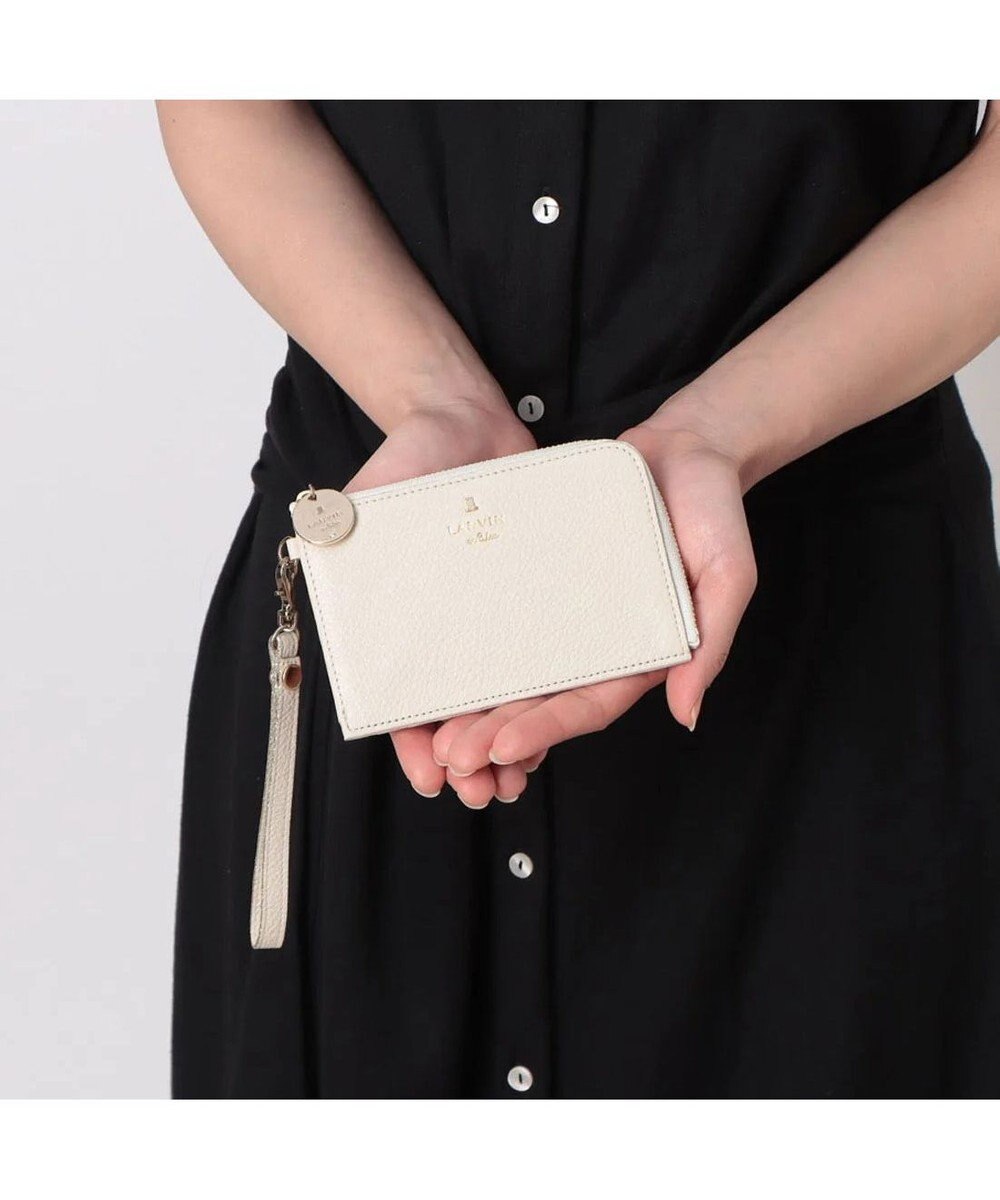 LANVIN en Bleu メラニー キーリング付きマルチケース 