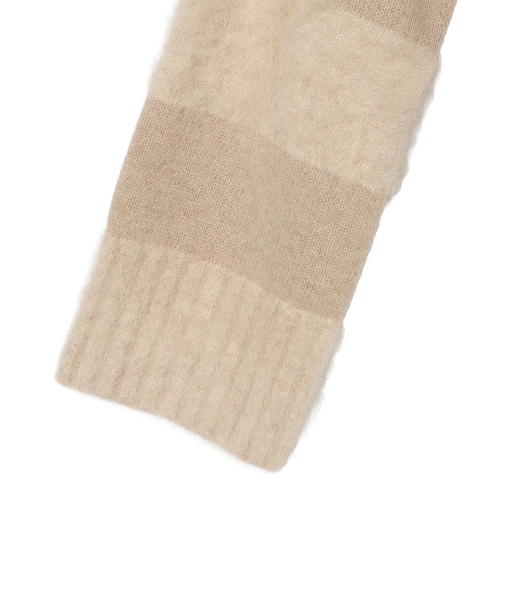 JOSEPH ブラッシュドストライプニット 