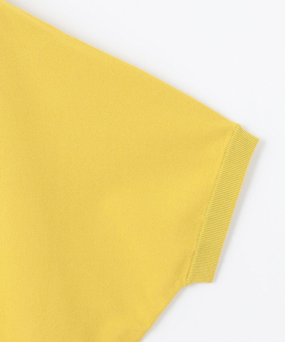 自由区 【WEB限定カラーあり・接触冷感・UVカット】クレープストレッチドルマン ニット 