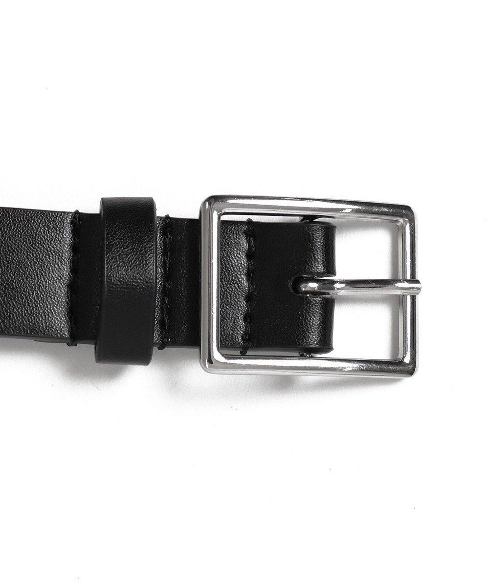 WEGO LスクエアバックルPUベルト 