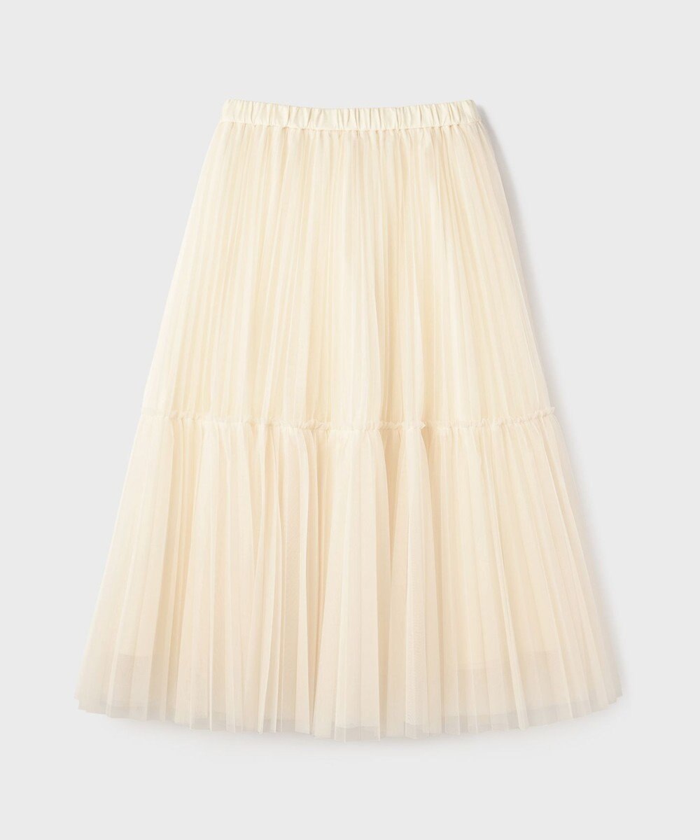 GRACE CONTINENTAL チュールティアードスカート 